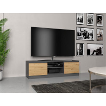 Topeshop RTV 120 ANTR / ARTIS TV stand / entertainment centre 2 shelves