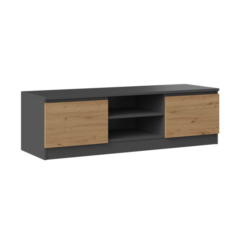 Topeshop RTV 120 ANTR / ARTIS TV stand / entertainment centre 2 shelves