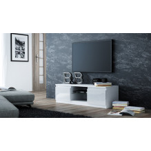 Topeshop RTV120 BIEL P SZ TV stand / entertainment centre 2 shelves