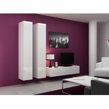 Cama TV stand VIGO 140 30 / 140 / 40 white / white gloss