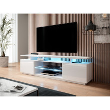 RTV cabinet EVA 180x40x56 white / white glossy