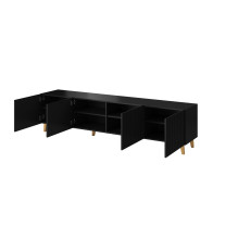 Cama RTV cabinet PAFOS 200x42x52 Black matt