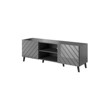 RTV cabinet ABETO 150x42x52 graphite / gloss
