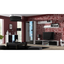 Cama TV stand SOHO 180 white / black gloss