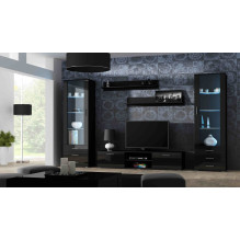 Cama TV stand SOHO 180 black / black gloss