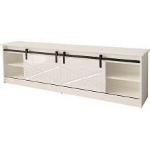 RTV GRANERO cabinet 200x56.7x35 white / gloss white