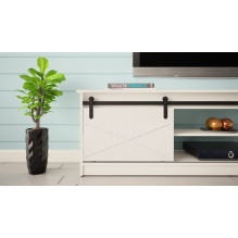 RTV GRANERO cabinet 200x56.7x35 white / gloss white