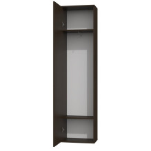 Topeshop DUO CABINET BLACK bedroom wardrobe / closet 2 shelves 1 door(s) Black