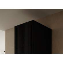 Wardrobe PAFOS 1D BASE 45x55,5x45 Black matt