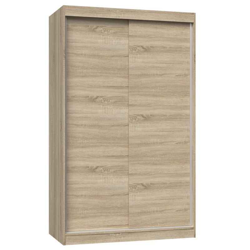 Topeshop IGA 120 SON B KPL bedroom wardrobe / closet 7 shelves 2 door(s) Sonoma oak