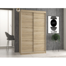 Topeshop IGA 120 SON B KPL bedroom wardrobe / closet 7 shelves 2 door(s) Sonoma oak