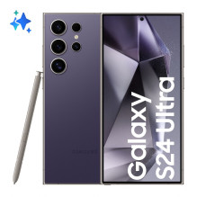 Samsung Galaxy S24 Ultra 17,3 cm (6,8 colio) Dvi SIM kortelės 5G USB Type-C 12 GB 512 GB 5000 mAh titano, violetinė