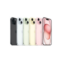 Apple iPhone 15 15,5 cm (6,1 colio) su dviem SIM kortelėmis iOS 17 5G USB Type-C 256 GB Geltona