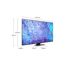 Samsung Series 8 QE55Q80CATXXH televizorius 139,7 cm (55 colių) 4K Ultra HD išmanusis televizorius Wi-Fi pilka