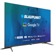 55 colių televizorius Blaupunkt 55UBG6000S 4K Ultra HD LED, GoogleTV, Dolby Atmos, WiFi 2,4-5GHz, BT, juoda