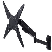 TV or monitor holder black Maclean MC-784 gas spring 32 &quot;-55&quot; 22kg 2 arms