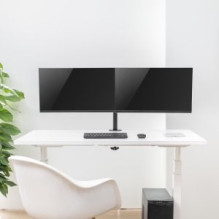 Maclean MC-884 monitor mount / stand 81.3 cm (32&quot;) Black Desk