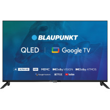 43 colių televizorius Blaupunkt 43QBG7000S 4K Ultra HD QLED, GoogleTV, Dolby Atmos, WiFi 2,4-5GHz, BT,, juoda