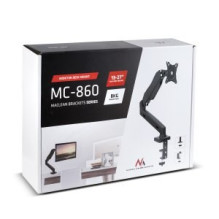 Maclean MC-860 monitor mount / stand 68.6 cm (27&quot;) Black Desk