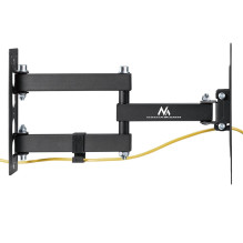 Maclean MC-700N TV Monitor Wall Mount Universal max VESA 200x20 23&quot;-43&quot; 30kg Black Extendable Tilting for Smal