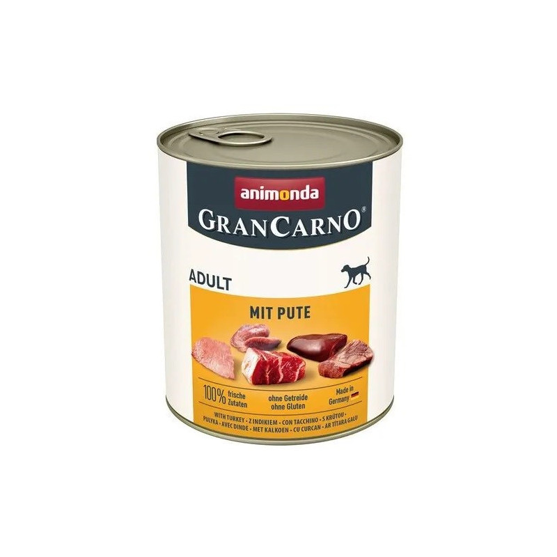ANIMONDA GranCarno Adult with turkey - wet dog food - 800g