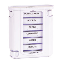 Medical weekly medicine container