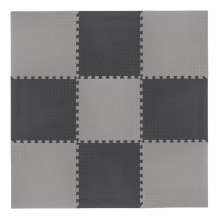 Puzzle mat under sports equipment light grey 9 pieces HMS MP12