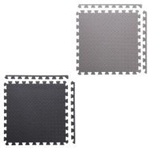 Puzzle mat under sports equipment light grey 9 pieces HMS MP12