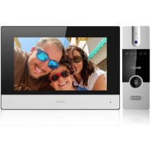 Vaizdo domofonas HILOOK HD-VIS-04 7 colių ekranas LCD TFT 1024x600px WiFi juoda, sidabrinė