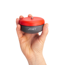 Joby Spin trikojo galvutė raudonas polikarbonatas (PC), plienas, termoplastinis elastomeras (TPE) 1/4&quot;