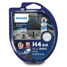 Philips Lempos tipas: H4 Pakuotėje: 2 automobilio priekinių žibintų lemputės