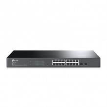 TP-LINK JetStream 16-Port Gigabit Smart Switch with 2 SFP Slots