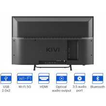 32 colių, FHD, Android TV 11, juoda, 1920x1080, 60 Hz, JVC garsas, 2x8W, 27 kWh/ 1000h, BT5.1, HDMI prievadai 3, 24 mėn.