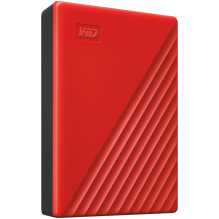 HDD išorinis WD My Passport (4TB, USB 3.2) Raudonas