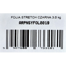 STRETCH FILM BLACK 1,5 KG