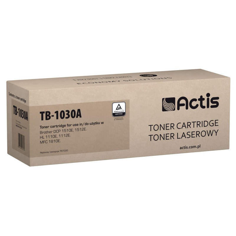 Actis TB-1030A dažai (Brother TN-1030 Standard 1000 puslapių juodos spalvos pakaitalas)