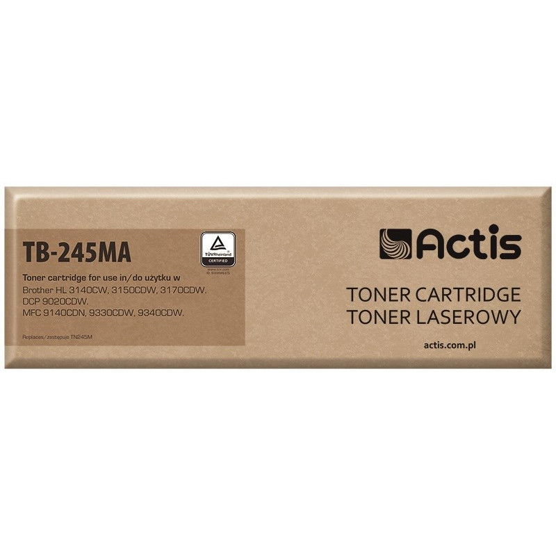 Actis TB-245MA dažai (Brother TN-245M Standard 2200 puslapių purpurinės spalvos pakaitalas)