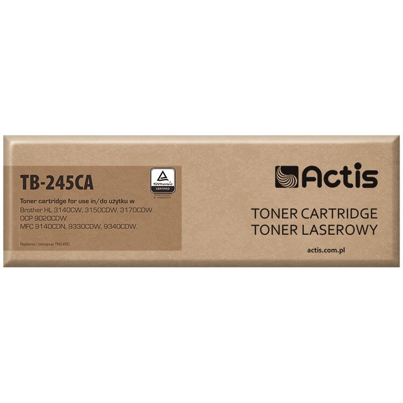 Actis TB-245CA dažai (Brother TN-245C Standard 2200 puslapių žalsvai mėlynos spalvos pakaitalas)