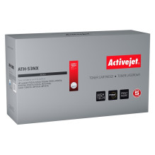 Activejet ATH-53NX dažai (pakeitimas HP 53X Q7553X, Canon CRG-715H Supreme 7900 puslapių juodas)