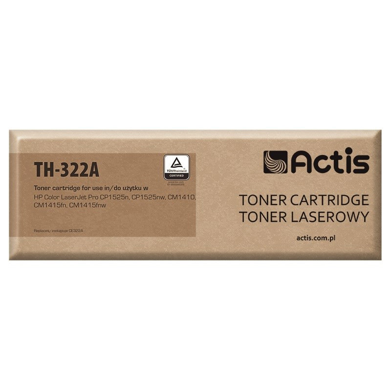 Actis TH-322A Toner (replacement for HP 128A CE322A Standard 1300 pages yellow)