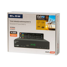 DVB-T2 dekoderis BLOW 4625FHD H.265 H.265 V2 imtuvas