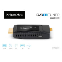 KRUGER &amp; MATZ mini imtuvas DVB-T2 H.265 HEVC KM9999