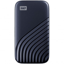 WD 500GB My Passport SSD – nešiojamas SSD, iki 1050 MB/ s skaitymo ir 1000 MB/ s rašymo greitis, USB 3.2 Gen 2 – Midnigh