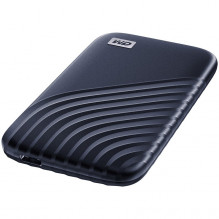 WD 1TB My Passport SSD - Portable SSD, up to 1050MB/ s Read and 1000MB/ s Write Speeds, USB 3.2 Gen 2 - Midnight Blue, E