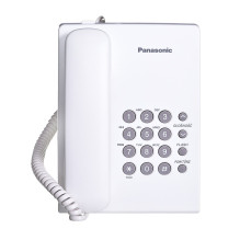 Panasonic KX-TS500PDW telefonas Analoginis telefonas Baltas