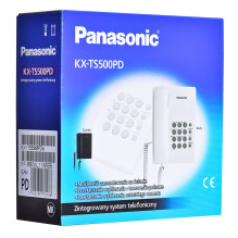 Panasonic KX-TS500PDW telefonas Analoginis telefonas Baltas