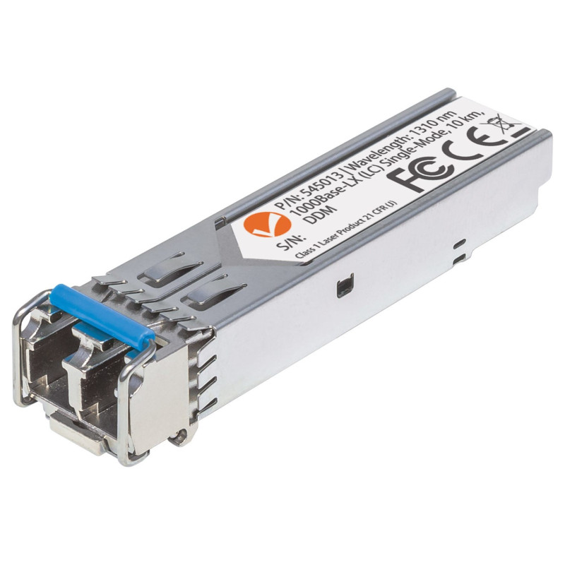 Intellinet Transceiver Module Optical, Gigabit Fiber SFP, 1000Base-Lx (LC) Single-Mode Port, 10km, MSA Compliant, Equiva