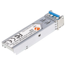 „Intellinet“ siųstuvo-imtuvo modulis, optinis, Gigabit Fiber SFP, 1000 Base-Lx (LC) vieno režimo prievadas, 10 km, suder