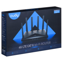 „Cudy LT700“ belaidis maršruto parinktuvas „Gigabit Ethernet“ dviejų juostų (2,4 GHz / 5 GHz) 4G juodas