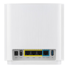 ASUS ZenWiFi AX (XT9) AX7800 2er Set Weiß Tri-band (2,4 GHz / 5 GHz / 5 GHz) Wi-Fi 6 (802.11ax) Baltas 4 Vidinis